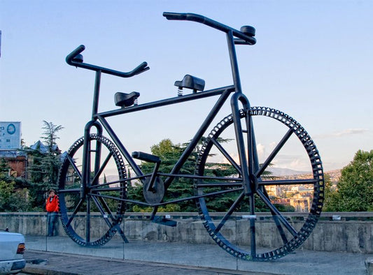 A Giant Symbol of Hope: The Bicycle Monument in Tbilisi